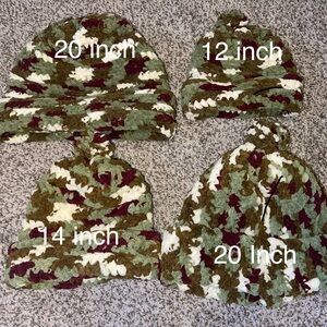 Camouflage family Beanie Set